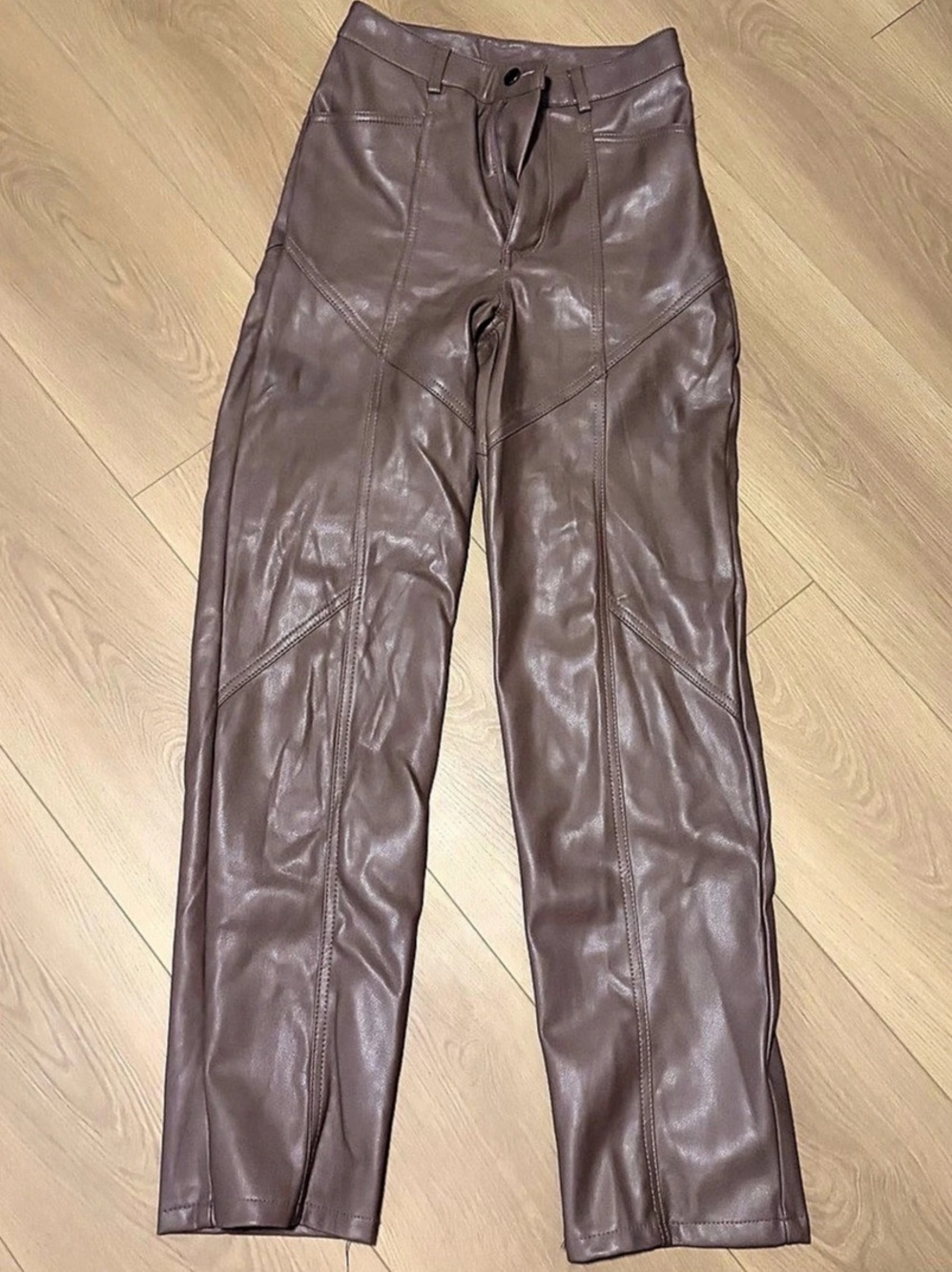 Brown Straight-Leg Pants dynamite